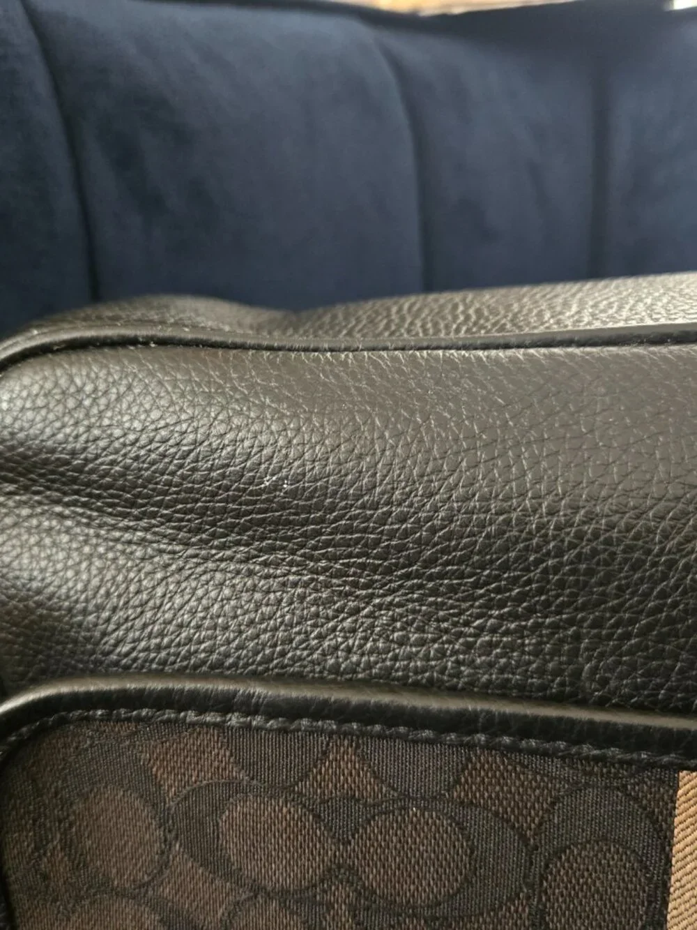 Coach Signature Stripe Flap Shoulder Bag – Discontinued Style